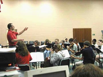 Beaufort Symphony Youth Orchestra practice